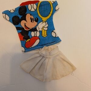 Mickey Mouse Blue Tennis Tee with White Skirt-Disney